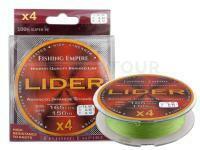 Tresse Fishing Empire Lider X4 150m green - 0.18mm