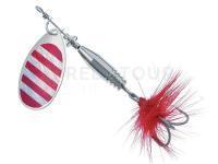 Cuiller Tournante Balzer Colonel Classic Standard 10g - Red stripe