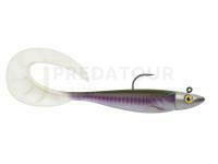 Leurres Delalande Zand Curly 12cm + jig head 14g - 143 - GREEN WAKA