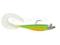 Leurres Delalande Zand Curly 12cm + jig head 14g - 66 - FIRE TIGER PAIL