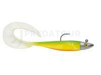 Leurres Delalande Zand Curly 12cm + jig head 14g - 99 - FIRE TIGER