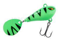 Leurre Balzer Colonel Spin Buddy Evil Eye Plastic Body 12g 40mm - Green Fire Tiger UV