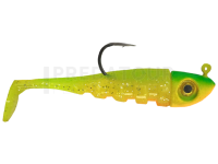 Leurre Delalande Toupti Shad 7cm 7g - 066 - Fire Tiger Pailleté