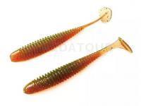 Leurre Souple Noike Wobble Shad 4 inch 100 mm - 139 Motoroil Gold