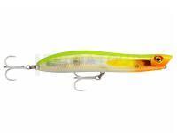 Leurre Rapala MaxRap Walk'n Roll 10cm 13g - Flake Hot Chartreuse (FHC)