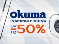 Jusqu'à 50 % de réduction sur les cannes et moulinets Okuma !