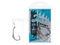 Hameçons Mikado Jaws Offset with Spring and Lead - 3g #3/0