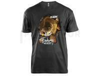 T-Shirt Jaxon Nature Carp Black - XXL