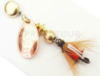 Cuiller Tournante Mepps Aglia Mouche Copper / Red #0 2.5g