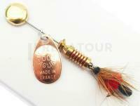 Cuiller Tournante Mepps Aglia Mouche Copper / Red #00 1.5g