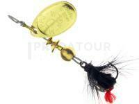 Cuiller Tournante Mepps Aglia Mouche Gold / Black #0 2.5g