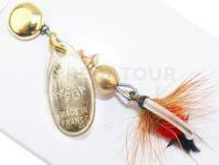 Cuiller Tournante Mepps Aglia Mouche Gold / Red #0 2.5g