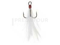 Hameçons triples BKK Feathered Spear 21 SS White #6