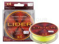 Tresse Fishing Empire Lider X4 150m fluo yellow - 0.10mm