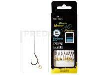 Mikado Method Feeder Rigs Braid Barbless MF13 with bait band 10cm - #12