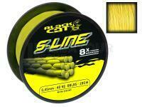 Tresse Black Cat S-Line Yellow 300m 0.55mm 70kg / 154lbs