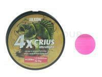 Tresse Jaxon Crius 4X Ultralight Pink 150m - 0.042mm