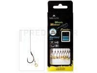 Mikado Method Feeder Rigs Braid Barbed MF13 with bait band 10cm - #4