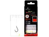 Mikado Method Feeder Rigs Monofilament Chinu with Push Stop 10cm - #4